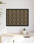 Ruffle Rottie Glamourific Matte Canvas, Framed