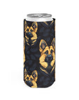 Majestic Hound Couture: German Shepherd LuxeBlend Slim Can Cooler