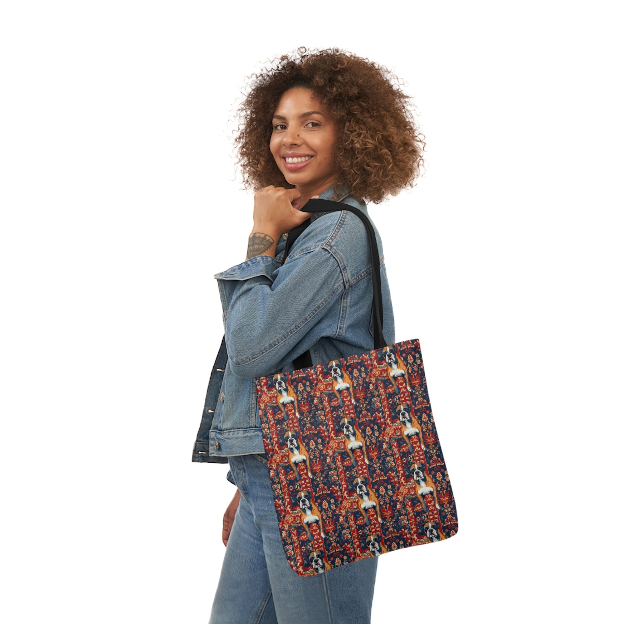 Boxer Blossom Tapestry Delight Canvas Tote Bag