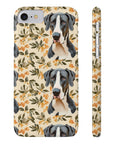 Majestic Great Dane Meadow Slim Phone Cases