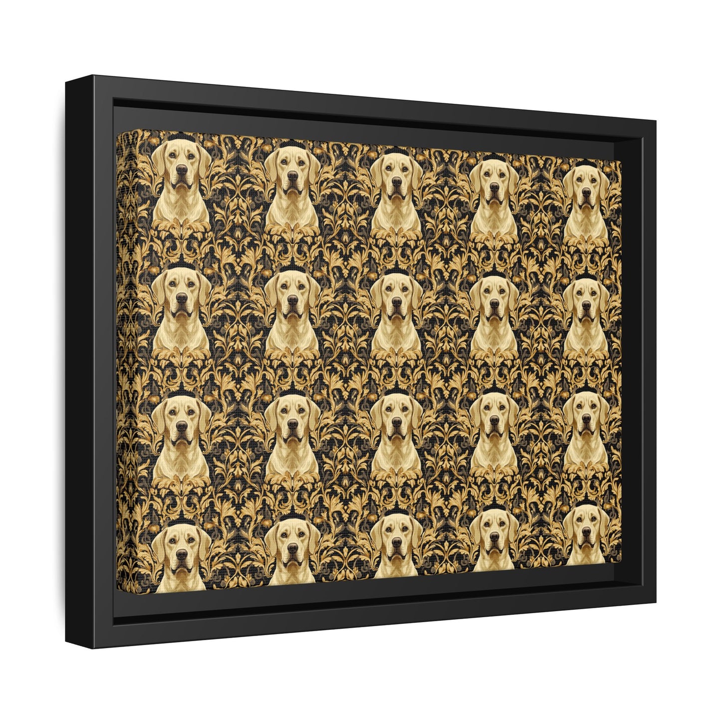 Royal Pawsitivity Labs Matte Canvas, Framed