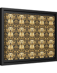 Royal Pawsitivity Labs Matte Canvas, Framed