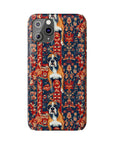 Boxer Blossom Tapestry Delight Slim Phone Cases