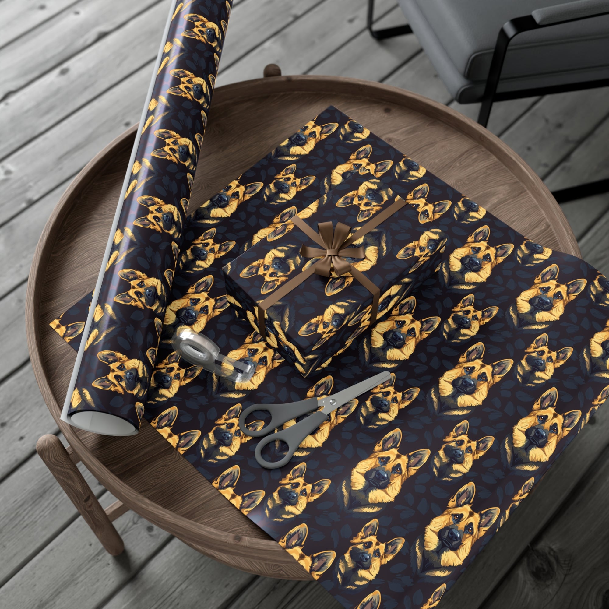 Majestic Hound Couture: German Shepherd LuxeBlend Gift Wrap Papers