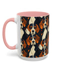 Beagle Glimmer Gaze Glamour Accent Coffee Mug