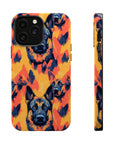 Impressionistic German Shepherds Magnetic Tough Cases