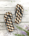 Whimsical Dachsund Dreamcatcher Flip Flops