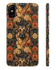 WhimsiWooly Shepherd Spritz Slim Phone Cases