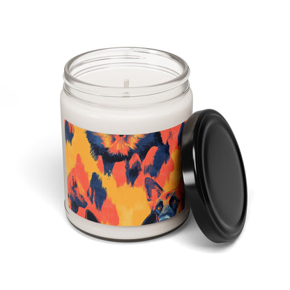 Impressionistic German Shepherds Scented Soy Candle