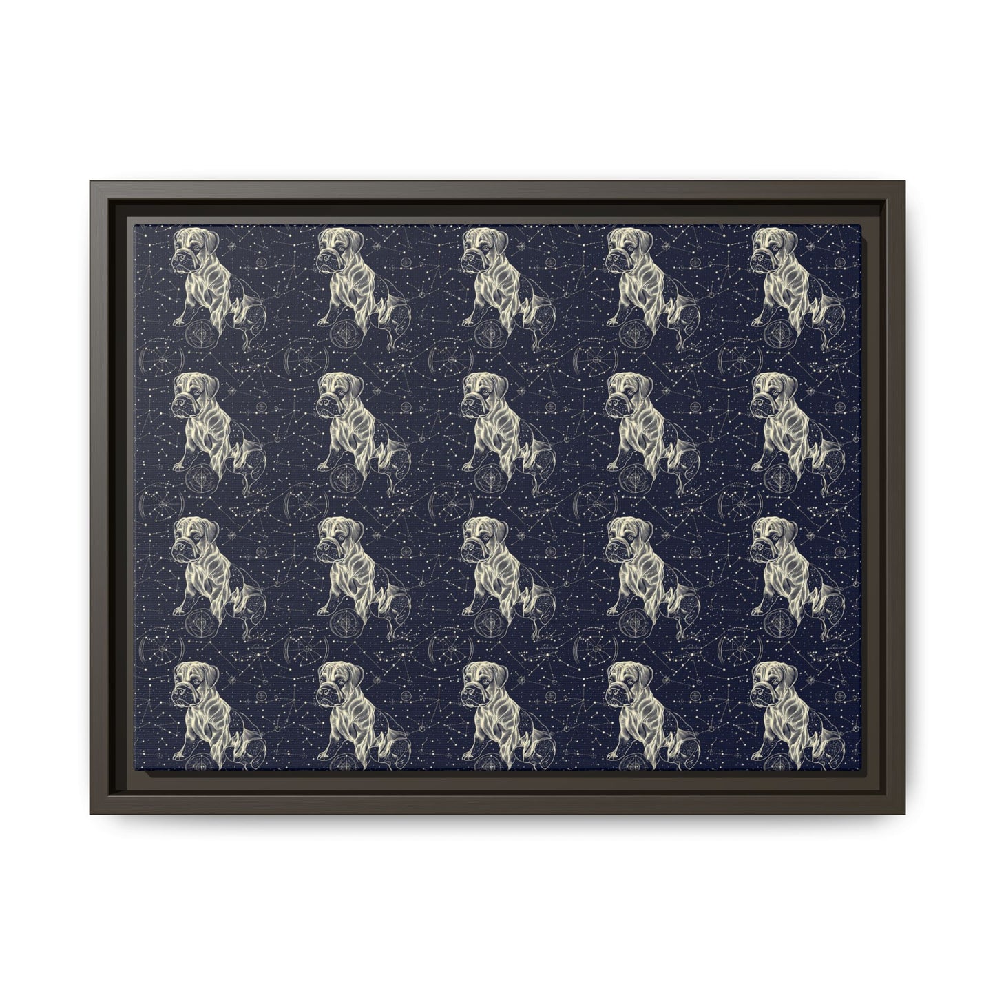 Celestial Boxer Bliss Matte Canvas, Framed