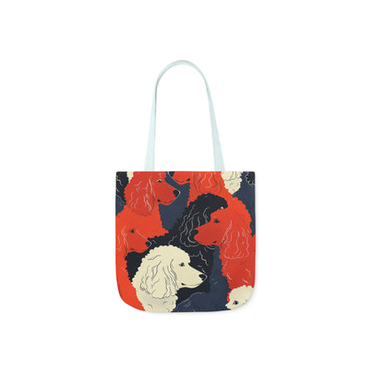 Poodle Canvas Tote Bag