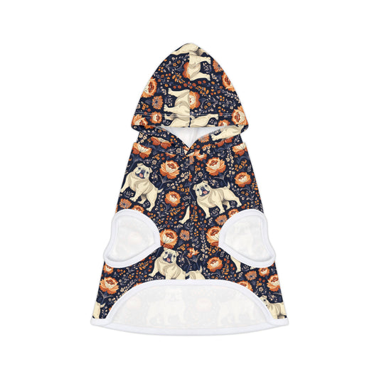 Bulldog Blossom Bonanza Pet Hoodie