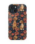 Floral Pawsome Dachsund Delight Magnetic Tough Cases