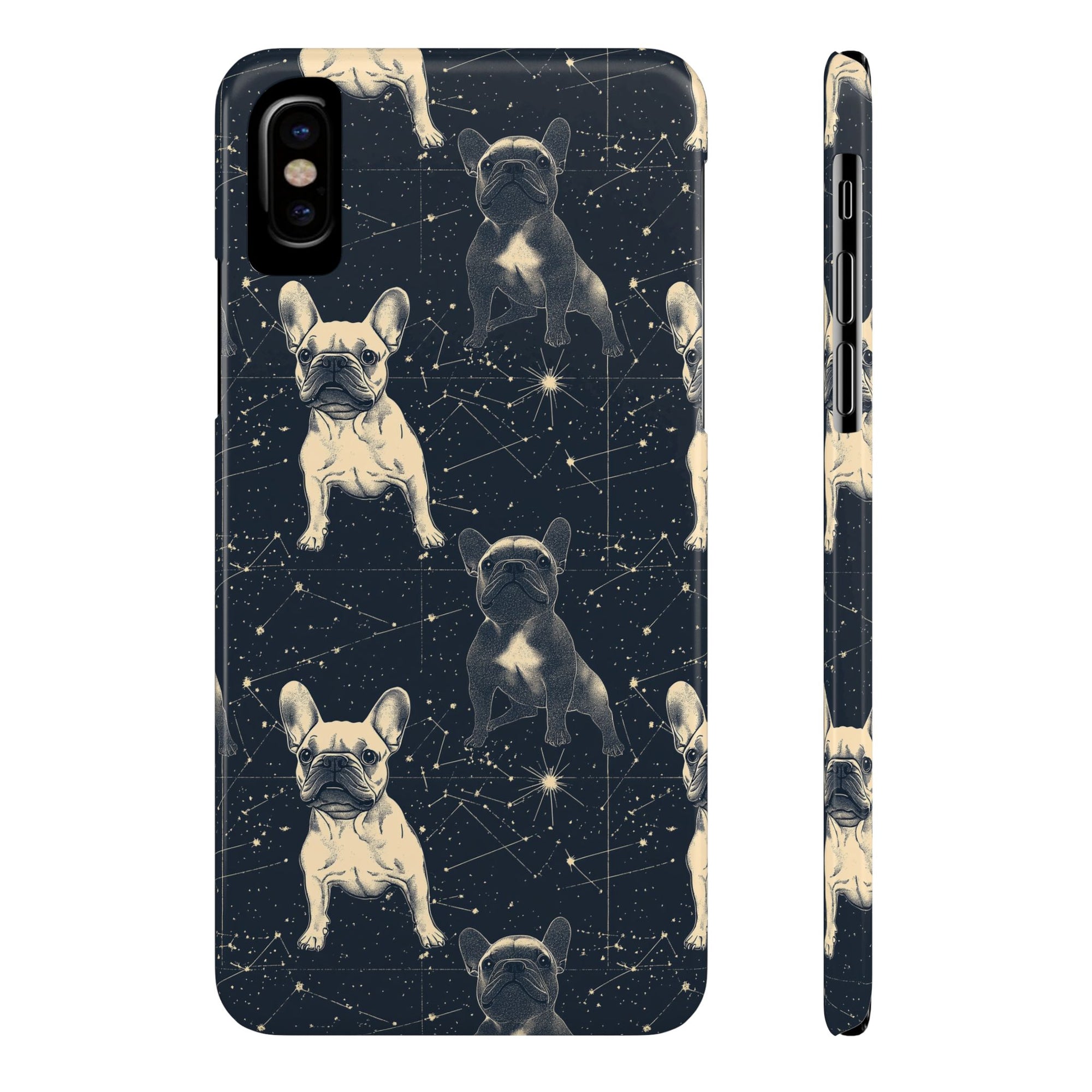 Frenchie Celestial Soar Slim Phone Cases