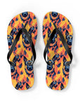 Impressionistic German Shepherds Flip Flops