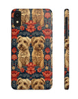 Yorkie Charm Twins Slim Phone Cases