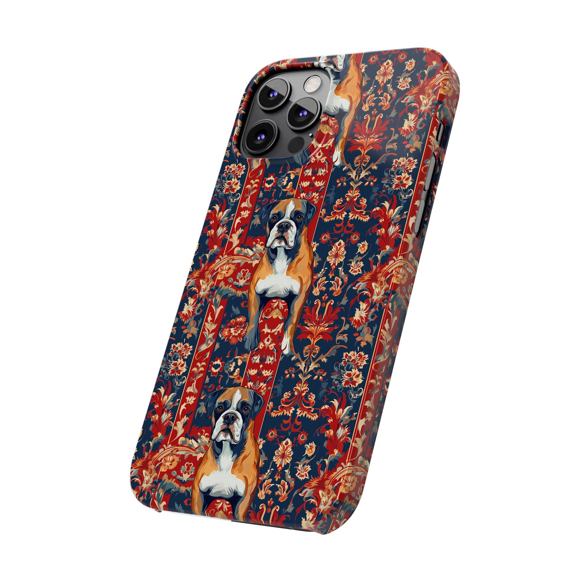 Boxer Blossom Tapestry Delight Slim Phone Cases