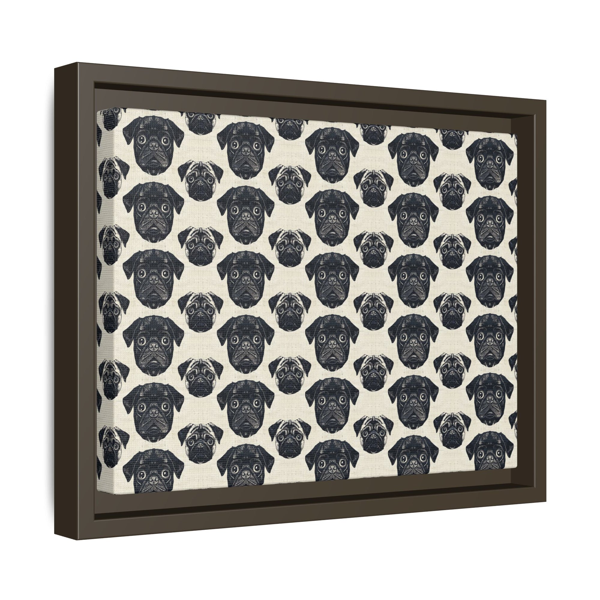 Pugalicious Enchantment Matte Canvas, Framed