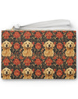 Golden Pawsatronic Tapestry Clutch Bag