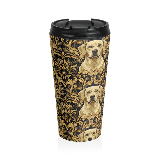 Royal Pawsitivity Labs Stainless Steel Travel Mug