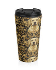 Royal Pawsitivity Labs Stainless Steel Travel Mug