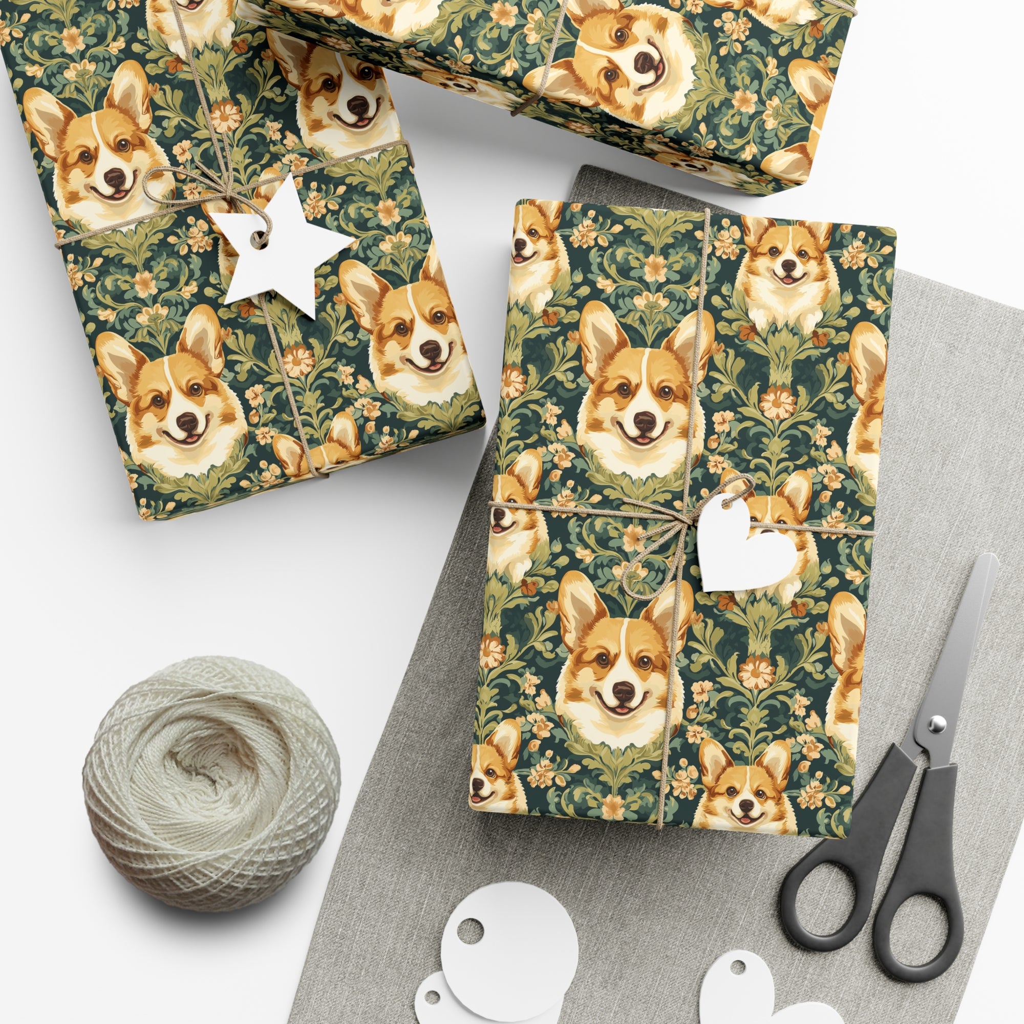 Corgi Charmz Gift Wrap Papers