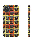 Whimsical Warhol Labrador Slim Phone Cases