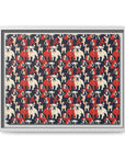 Bulldoggy Bliss Chomper Matte Canvas, Framed