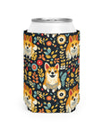 Corgi Rainbow Vine Dream Can Cooler Sleeve