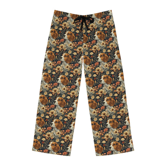 Beagle Blossoms Men's Pajama Pants