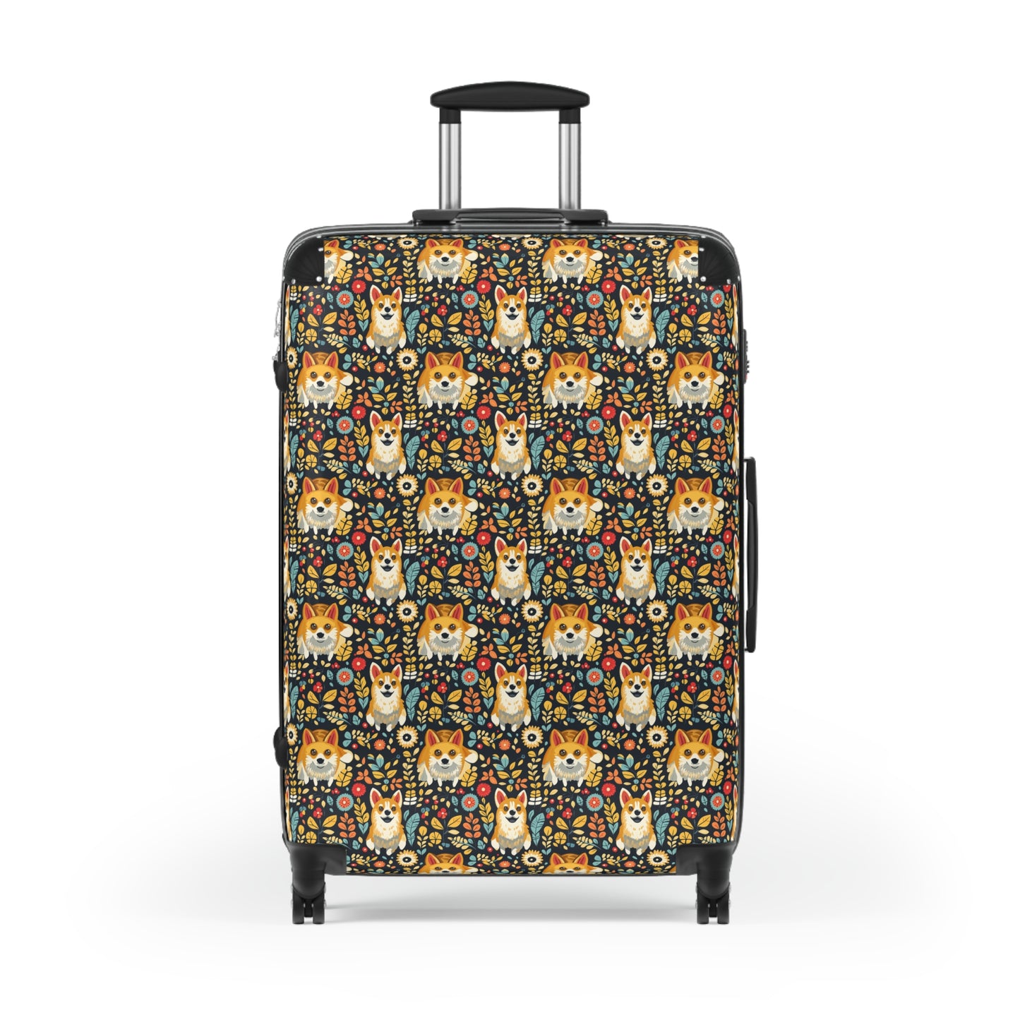 Corgi Rainbow Vine Dream Suitcase