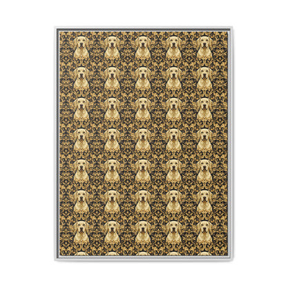 Royal Pawsitivity Labs Matte Canvas, Framed