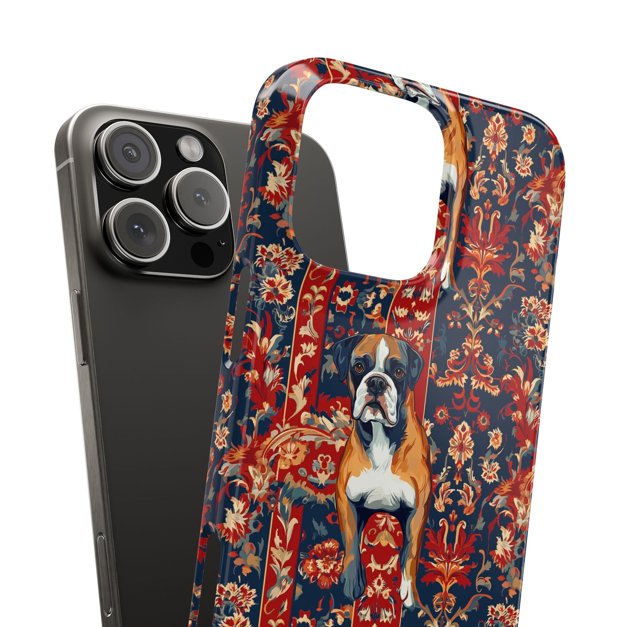 Boxer Blossom Tapestry Delight Slim Phone Cases