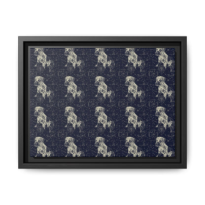 Celestial Boxer Bliss Matte Canvas, Framed