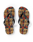 Yorkie Charm Twins Flip Flops