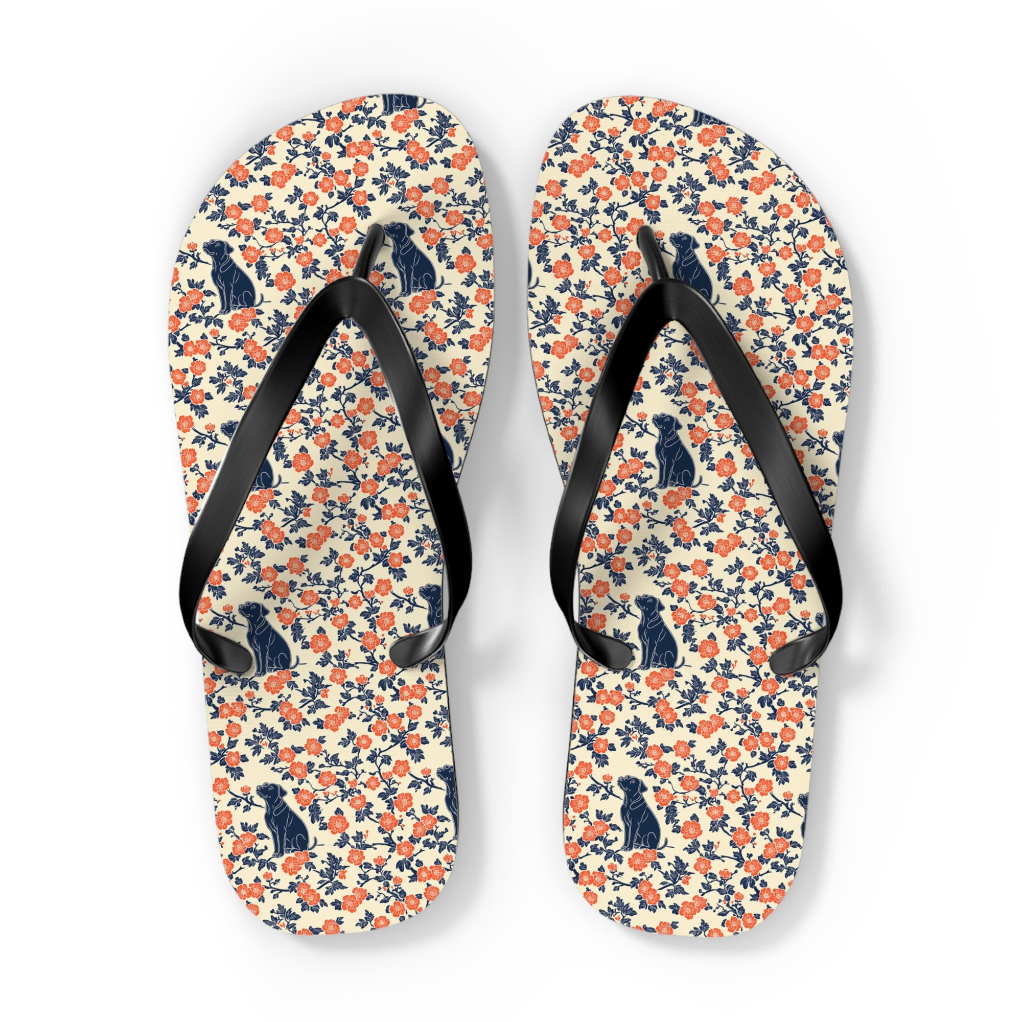 Bloomiful Lab Bouquet Flip Flops