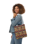 Yorkie Charm Twins Canvas Tote Bag