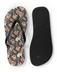 Blooming Bulldog Beauty Flip Flops