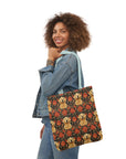 Golden Pawsatronic Tapestry Canvas Tote Bag