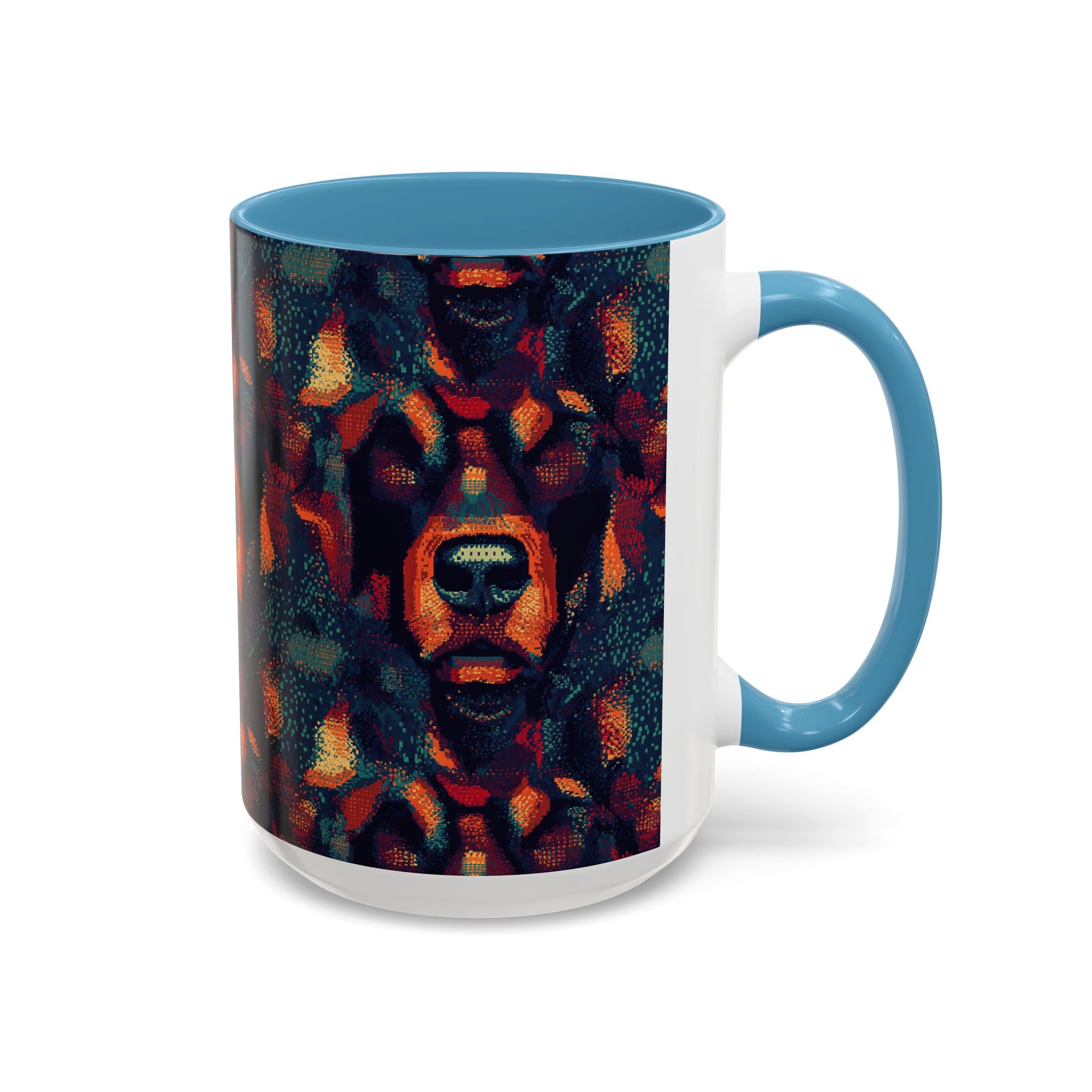 Rustic Rottie Charm Accent Coffee Mug