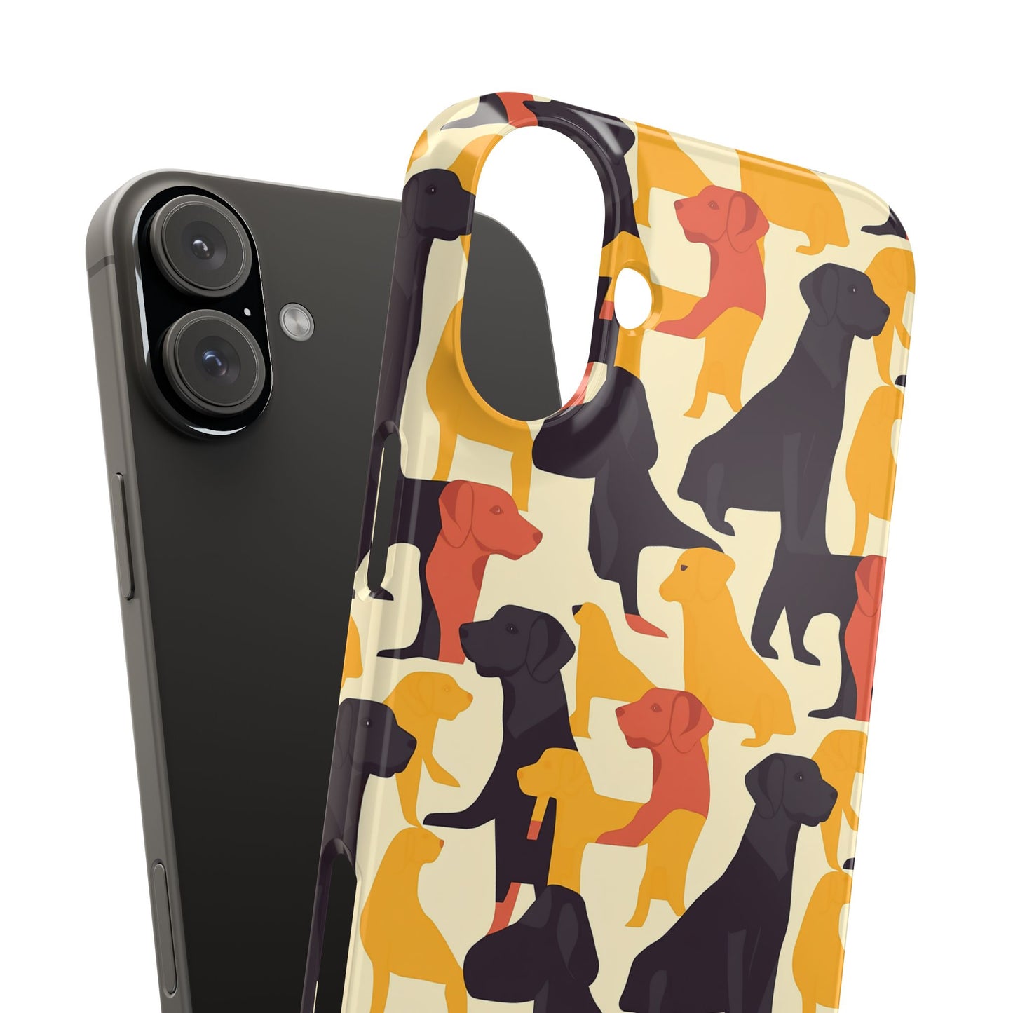 Modern Charm Labrador Chic Slim Phone Cases