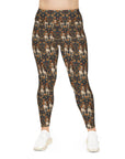 Beagle Buddies Meadow Magic Plus Size Leggings