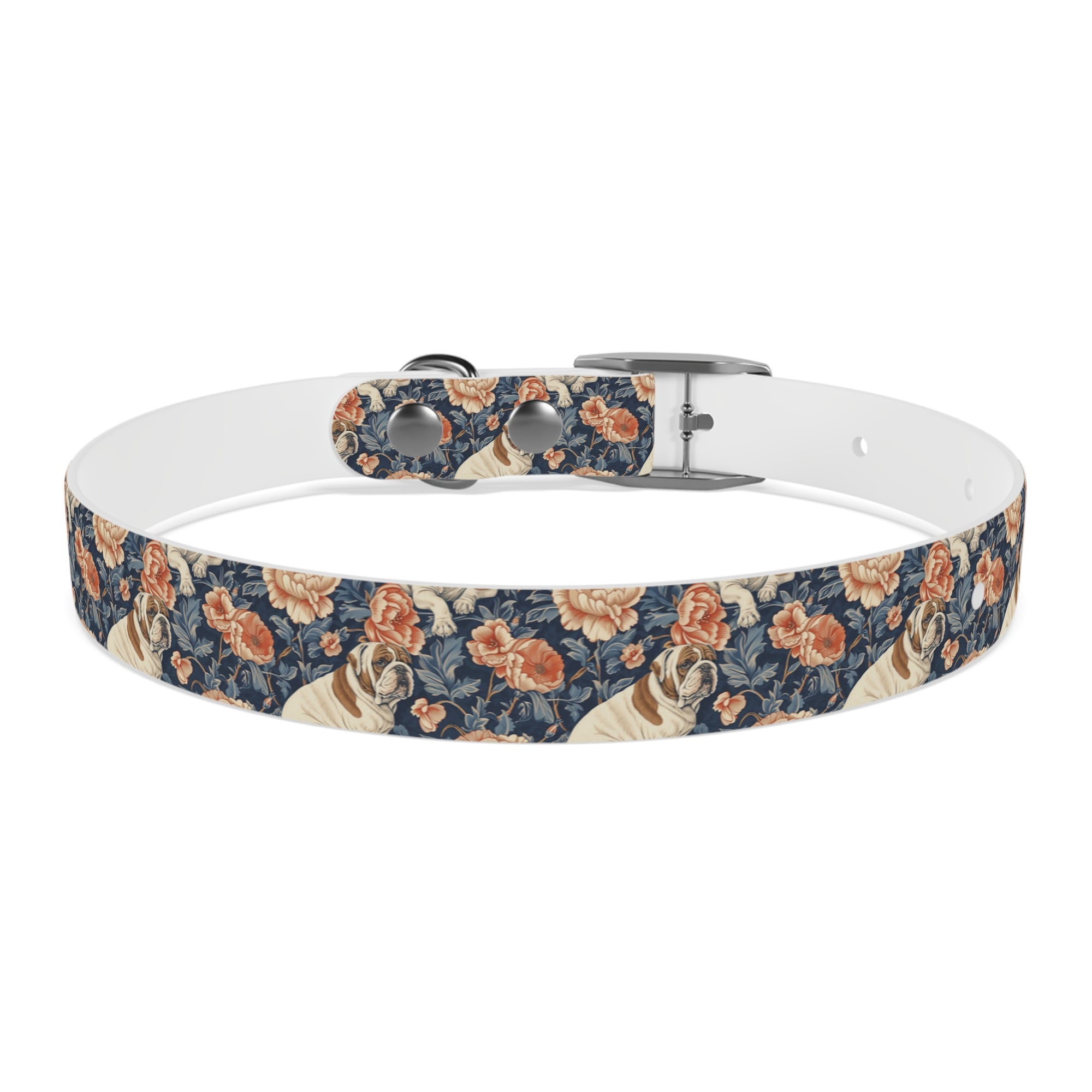 Blooming Bulldog Beauty Dog Collar