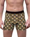 Corgi Rainbow Vine Dream Men's Boxer Briefs