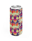 Glitchy Bulldog Blitz Slim Can Cooler