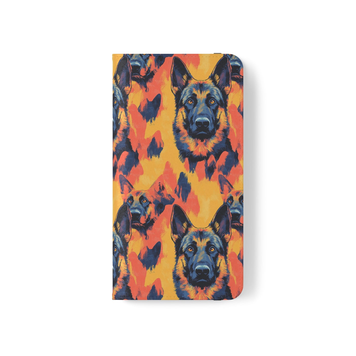 Impressionistic German Shepherds Flip Cases