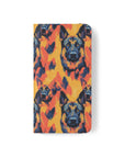 Impressionistic German Shepherds Flip Cases