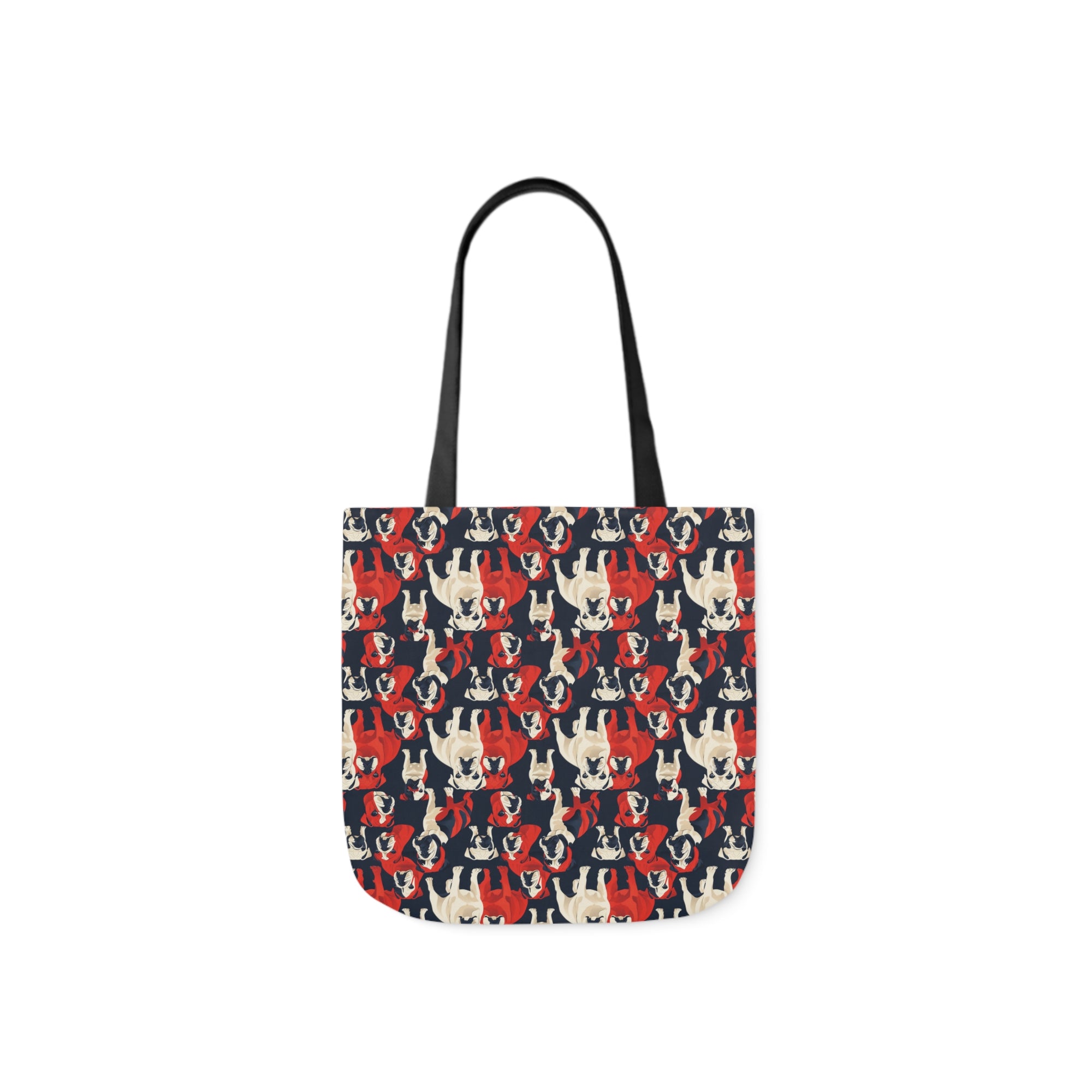 Bulldoggy Bliss Chomper Canvas Tote Bag