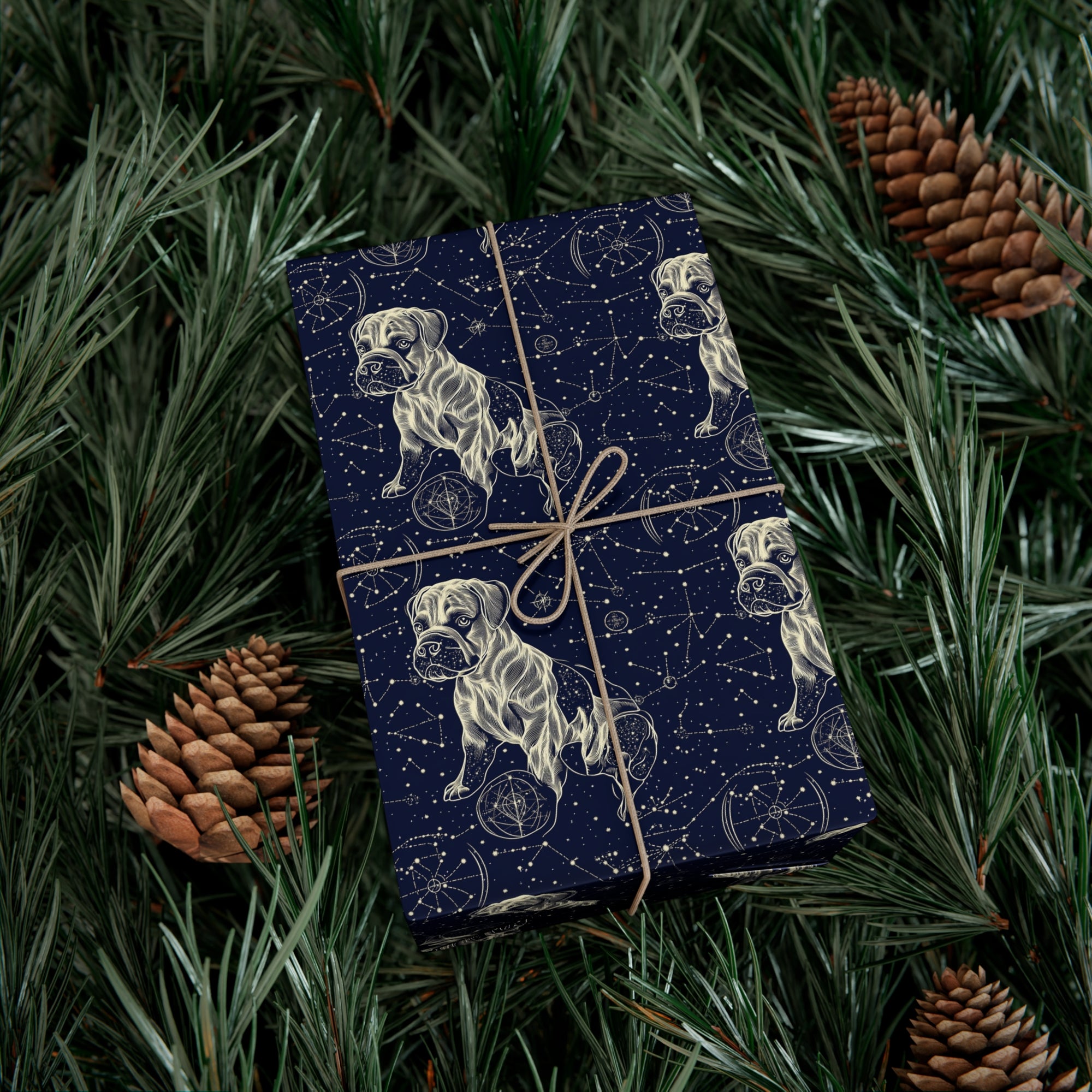 Celestial Boxer Bliss Gift Wrap Papers