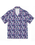 Funky Geometric Boxerista Men's Hawaiian Camp Shirt